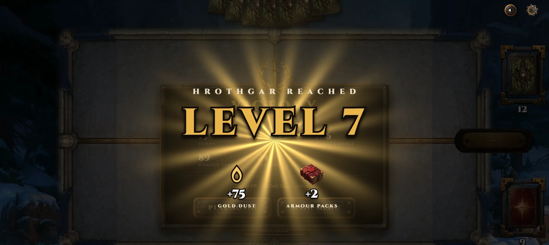 Levelling up pays out Gold Dust and packs